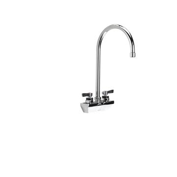 Picture of Encore 4" OC Wall Mount Faucet Ceramic Valves with 8-1/2" Swivel Gooseneck Spout
