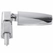 Picture of Flush Offset Polished Chrome Adjustable Cam-Rise Lift-Off Walk-In Door Hinge With Spring Assist