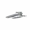 Picture of 1-7/8" Offset Polished Chrome Adjustable Cam-Rise Lift-Off Walk-In Door Hinge With Spring Assist