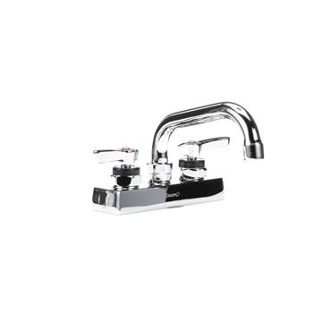 Picture of Encore 4" OC Deck Mount Faucet with 6" Swivel Spout and Lever Handles, Retail Packaging