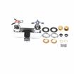 Picture of Encore® Brass Chrome Plated 4" OC Centerset Deck Mount Faucet Ceramic Valves with 4" Cast Spout Spout Cross Handles