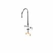 Picture of Encore® Brass Chrome Plated Double Pantry Faucet with 8" Swivel Gooseneck Spout and Lever Handles, Retail Packaging