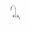 Picture of Encore® 4" OC Wall Mount Faucet with 6" Swivel Gooseneck Spout and Lever Handles, Retail Packaging