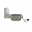 Picture of Encore® Wall Mount Type 304 Series Stainless Steel Hand Sink 4" OC Deck Mount Holes 14" x 10" x 5" Deep Less Side Splash