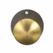 Picture of Stainless Steel Surface Mount Inside Safety Release With Brass Knob For 3" Door Thickness