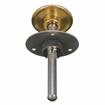 Picture of Stainless Steel Surface Mount Inside Safety Release With Brass Knob For 3" Door Thickness