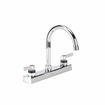 Picture of Encore 8" OC Deck Mount Faucet Ceramic Valves with 6" Swivel Gooseneck Spout, Retail Packaging