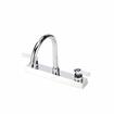 Picture of Encore 8" OC Deck Mount Faucet Ceramic Valves with 6" Swivel Gooseneck Spout, Retail Packaging