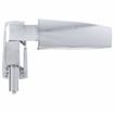 Picture of 1-1/8" Offset Satin Chrome Adjustable Cam-Rise Lift-Off Walk-In Door Hinge With Spring Assist