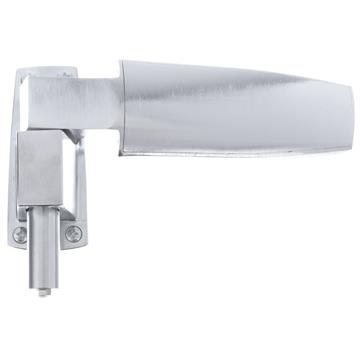 Picture of 1-1/8" Offset Satin Chrome Adjustable Cam-Rise Lift-Off Walk-In Door Hinge With Spring Assist