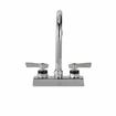 Picture of Encore 4" OC Deck Mount Faucet Ceramic Valves with 6" Swivel Gooseneck Spout, Retail Packaging