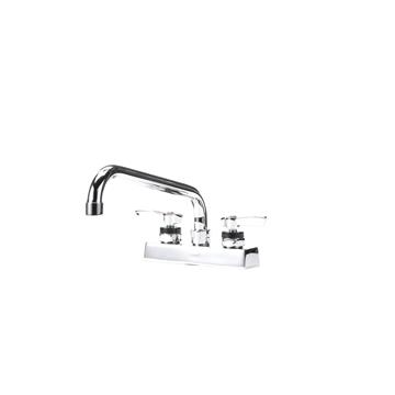 Picture of Encore 4" OC Deck Mount Faucet with 8" Swivel Spout and Lever Handles, Retail Packaging
