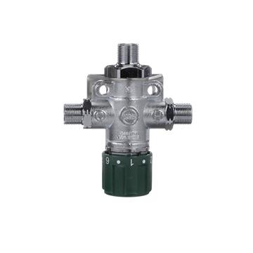 Picture of Encore® Thermostatic Mixing Valve, 9/16" x 24 UNEF In and Out, Retail Packaging