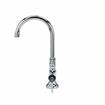Picture of Encore® Brass Chrome Plated Double Pantry Faucet with 6" Swivel Gooseneck Spout and Lever Handles, Retail Packaging