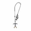 Picture of Encore Single Hole Deck Mount Pre Rinse Assembly with Wall Bracket, Stainless Steel Spring and 8" Add On Faucet