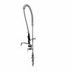 Picture of Encore Single Hole Deck Mount Pre Rinse Assembly with Wall Bracket, Stainless Steel Spring and 8" Add On Faucet