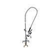 Picture of Encore Single Hole Deck Mount Pre Rinse Assembly with Wall Bracket, Stainless Steel Spring and 8" Add On Faucet
