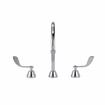 Picture of Encore® Adjustable Widespread Deck Mount Faucet Ceramic Valves with Rigid 8-1/2" Gooseneck Spout and 4" Wrist Blade Handles