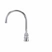 Picture of Encore® Adjustable Widespread Deck Mount Faucet Ceramic Valves with Rigid 8-1/2" Gooseneck Spout and 4" Wrist Blade Handles