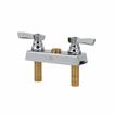 Picture of TOP-LINE® Faucet Body, Deck Mount, 4" (102mm) O.C. Inlets, 1/4-Turn Ceramic Valves, Built-In Check Valve