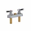 Picture of TOP-LINE® Faucet Body, Deck Mount, 4" (102mm) O.C. Inlets, 1/4-Turn Ceramic Valves, Built-In Check Valve