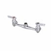 Picture of TOP-LINE® Faucet Body, Wall Mount, 8" (203mm) O.C., Full Turn Compression Valves, Lever Handles, Check Valves