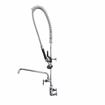Picture of Encore® 8" OC Wall Mount Pre-Rinse Assembly Ceramic Valves with 0.74 gpm PowerPulse™ Utility Spray and 12" Add-On Faucet