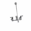 Picture of Encore® 8" OC Wall Mount Service Sink Faucet  with 6" Threaded Cast Spout Vacuum Breaker and Lever Handles Retail Package