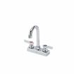 Picture of TOP-LINE® 4" OC Deck Mount Faucet Ceramic Valves with 3-1/2" Swivel Gooseneck Spout