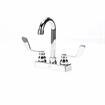 Picture of TOP-LINE® 4" OC Deck Mount Faucet Ceramic Valves 4" Wrist Blade Handles with 3-1/2" Swivel Gooseneck Spout