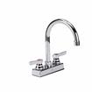 Picture of TOP-LINE® 4" OC Deck Mount Faucet Ceramic Valves with 6" Swivel Gooseneck Spout