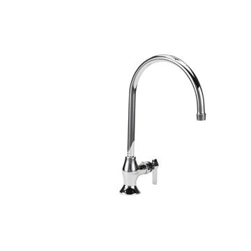 Picture of Encore® Brass Chrome Plated Single Pantry Deck Mount Faucet Ceramic Valve 8-1/2" Rigid Gooseneck Spout