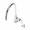 Picture of Encore® Brass Chrome Plated Single Pantry Deck Mount Faucet Ceramic Valve 8-1/2" Rigid Gooseneck Spout