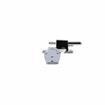 Picture of 1-1/2" Offset Polished Chrome Cam-Rise Walk-In Door Hinge With Spring Assist