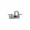Picture of TOP-LINE® 4" OC Wall Mount Faucet Ceramic Valves with 6" Swivel Spout, Retail Packaging
