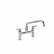 Picture of TOP-LINE® 8" OC Elevated Bridge Deck Mount Faucet Ceramic Valves with 10" Swivel Spout, Retail Packaging