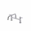 Picture of TOP-LINE® 8" OC Elevated Bridge Deck Mount Faucet Ceramic Valves with 10" Swivel Spout, Retail Packaging
