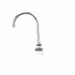 Picture of Encore 4" OC Wall Mount Faucet Ceramic Valves with 6" Rigid Gooseneck Spout and 4" Wrist Blade Handles