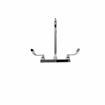 Picture of TOP-LINE® 8" OC Deck Mount Faucet Ceramic Valves 4" Wrist Blade Handles with 8-1/2" Swivel Gooseneck Spout