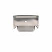 Picture of Encore® Wall Mount Type 304 Series Stainless Steel Hand Sink 14" x 10" x 5" Deep with Single Hole and Double Side Splash