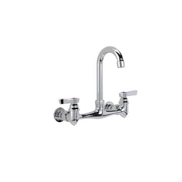 Picture of TOP-LINE® 8" OC Wall Mount Faucet with 3-1/2" Gooseneck Spout