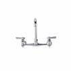 Picture of TOP-LINE® 8" OC Wall Mount Faucet with 3-1/2" Gooseneck Spout