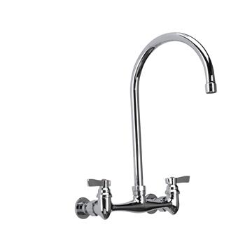 Picture of TOP-LINE® 8" OC Wall Mount Faucet with 8-1/2" Gooseneck Spout
