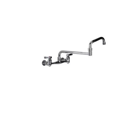 Picture of TOP-LINE® 8" OC Wall Mount Faucet with 18" Double Jointed Swivel Spout