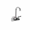 Picture of TOP-LINE® 4" OC Wall Mount Faucet Ceramic Valves 0.5 gpm Spray Vandal Resistant Aerator with 3-1/2" Swivel Gooseneck Spout, Retail Packaging