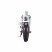 Picture of Caster Kit, Medium Duty 3/4-10 x 1" Threaded Stem Caster With 5" Blue Polyurethane Wheel, 4 Brake In Retail Box