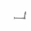 Picture of Encore® Brass Chrome Plated Single Wall Mount Wok Range Faucet with 8" Swivel Spout and 4" Wrist Blade Handles