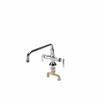 Picture of Encore® Brass Chrome Plated Double Pantry Faucet with 12" Stainless Steel Horizontal Swing Spout, Retail Packaging