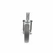Picture of Caster Kit, Medium Duty .846" x 2-3/4" Spring Ring Stem Caster With 5" Gray Polyurethane Wheel, 2 Brake And 2 Non-Brake In Retail Box