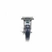 Picture of Caster Kit, Medium Duty 3-1/2" x 3-1/2" Universal Plate Caster With 5" Blue Polyurethane Wheel, 4 Brake In Retail Box